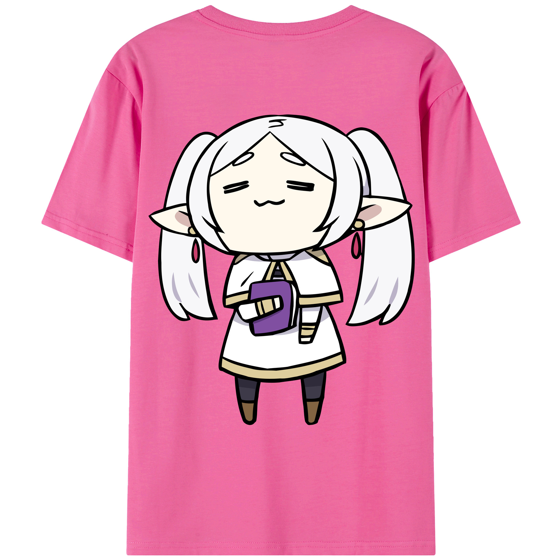 （画像用） 葬送のフリーレン Frieren レディース半袖Tシャツ(バックプリント)